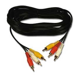 Belkin Triple Pack Phono to Phono Cables, 5m