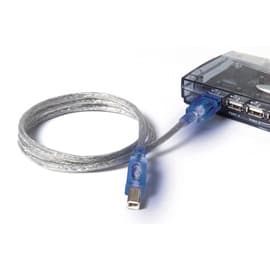 Belkin USB A-B LIGHTED CABLE. USB 2.0 COMPATIBLE. USBA-USBB 1.8M GREEN